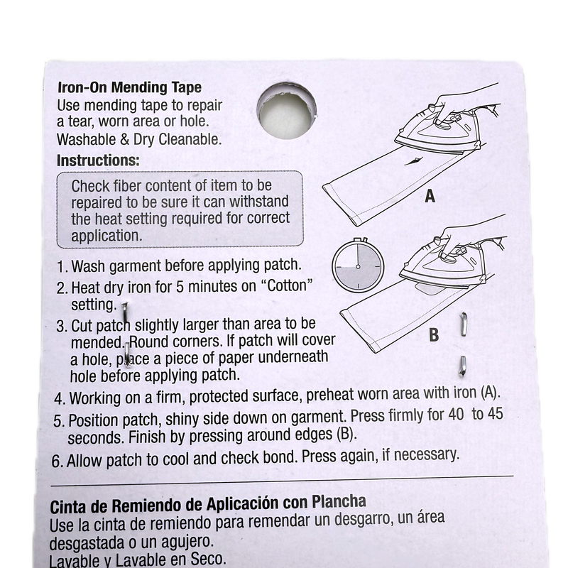 White | Iron-On Mending Tape | Dritz