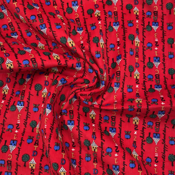 School House  | Vintage 16 Wale Corduroy
