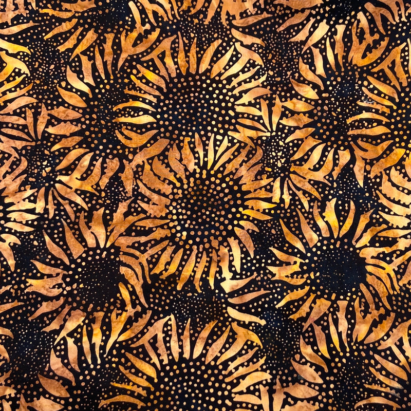 Sunflower Copper | Bali Batiks | Quilting Cotton