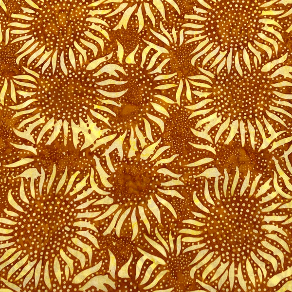 Sunflower Marigold | Bali Batiks | Quilting Cotton