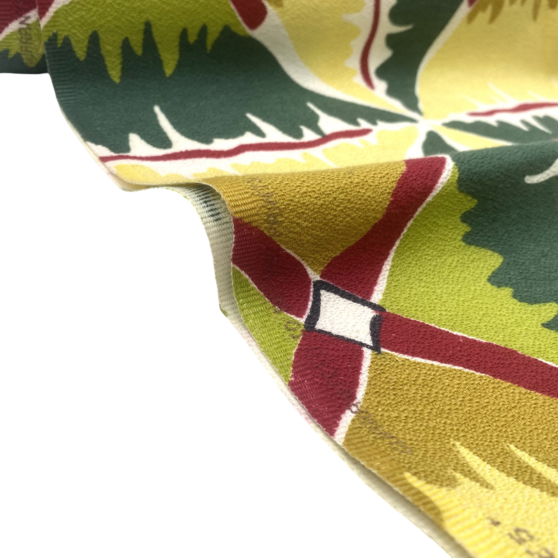 Tropical Abstraction | Vintage Barkcloth