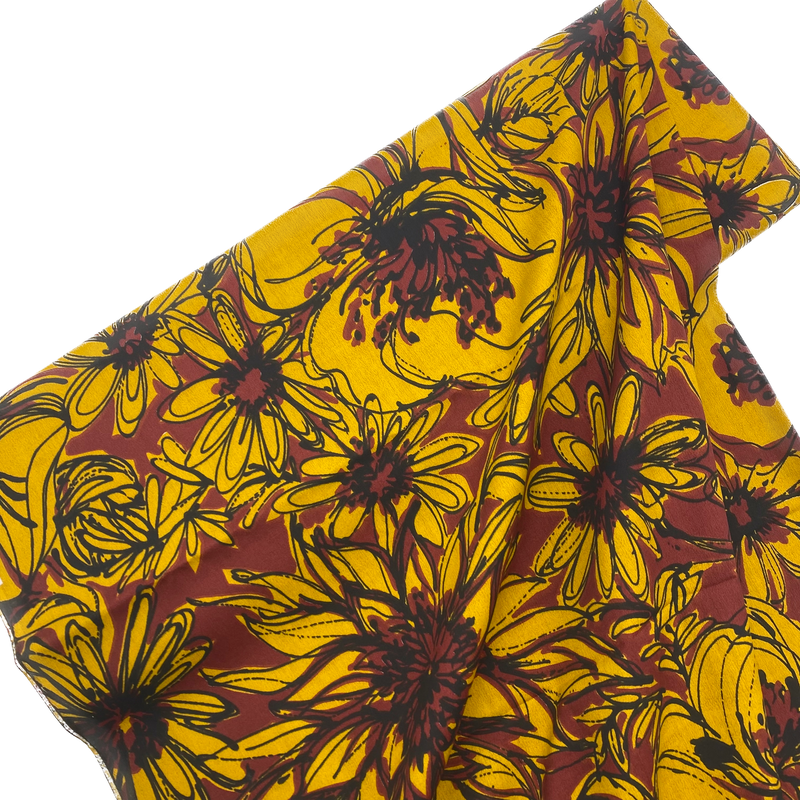 Golden Blossoms  | Shirting