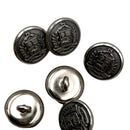 5/8" Horse Crest | Metal Buttons