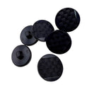 1/2" Navy Weave | Plastic Buttons
