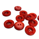 1/2" Red Basket | Plastic Buttons