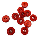 1/2" Red Basket | Plastic Buttons