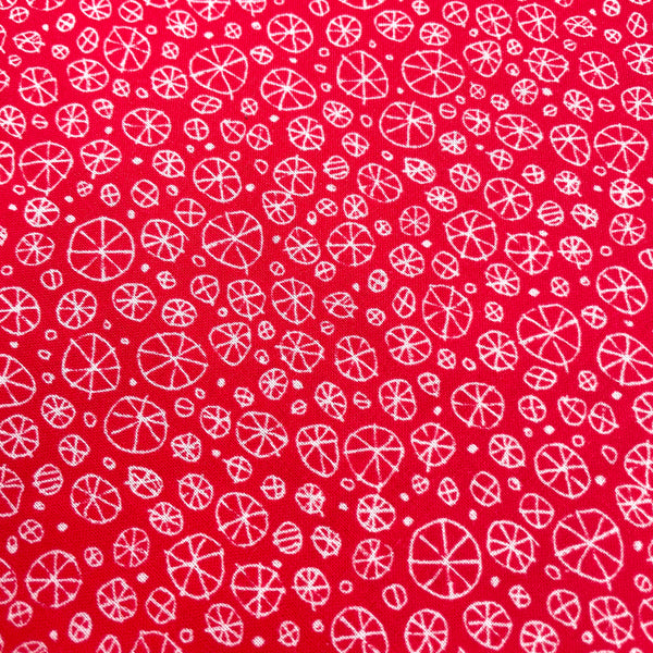 Pinwheels Red | On the Farm | Quilting Cotton