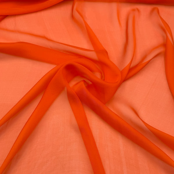 Orange Riot | Silk Chiffon