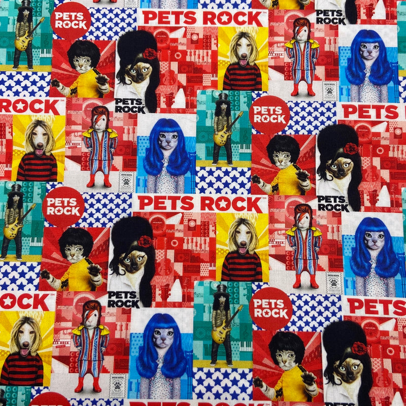 Pets Rock Patch | Pets Rock | Quilting Cotton