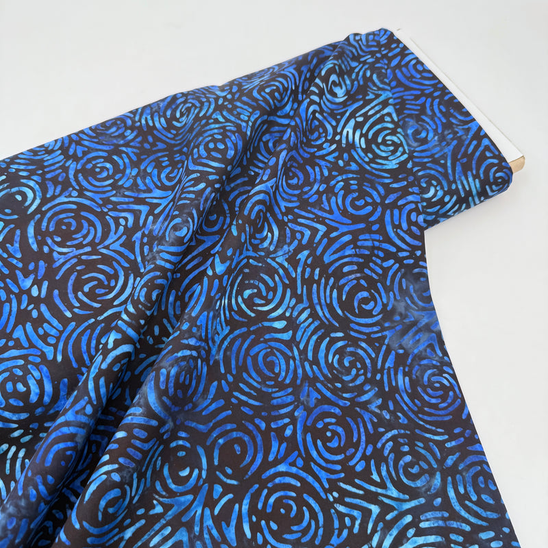 Midnight | Celestial | Batik Quilting Cotton