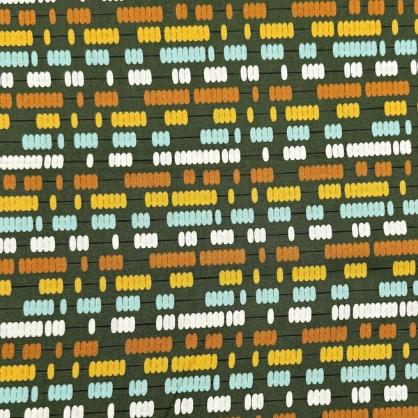 Abacus Green | ABC XYZ | Quilting Cotton