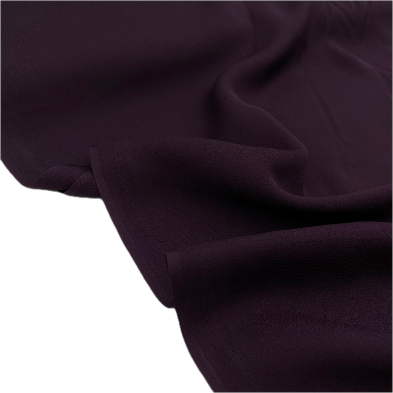Eggplant | Crepe Chiffon