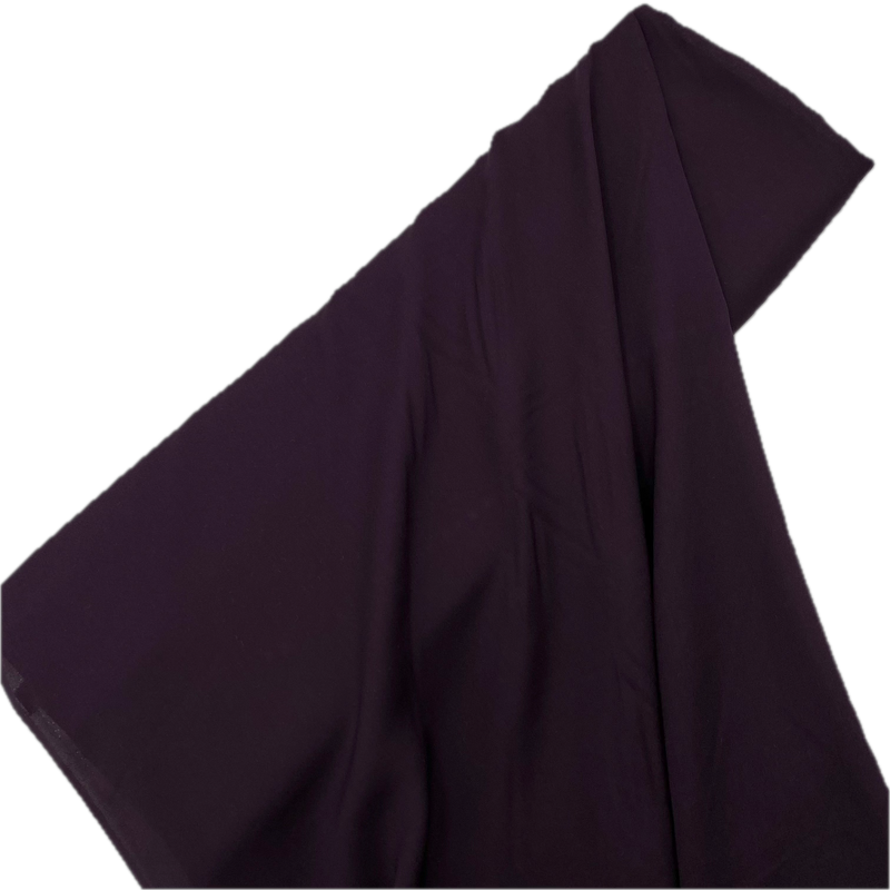 Eggplant | Crepe Chiffon