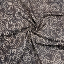 Earthy Paisley | Fair Trade | Natural Catechu Dyed Block Print