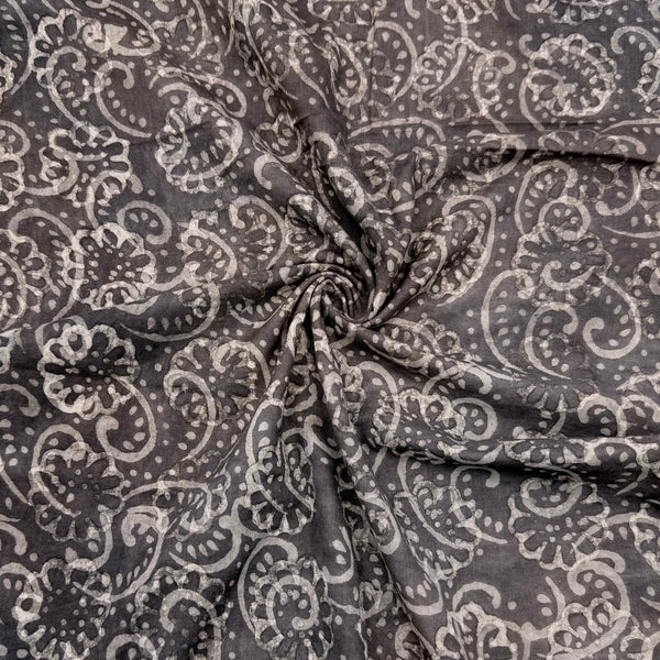 Earthy Paisley | Fair Trade | Natural Catechu Dyed Block Print