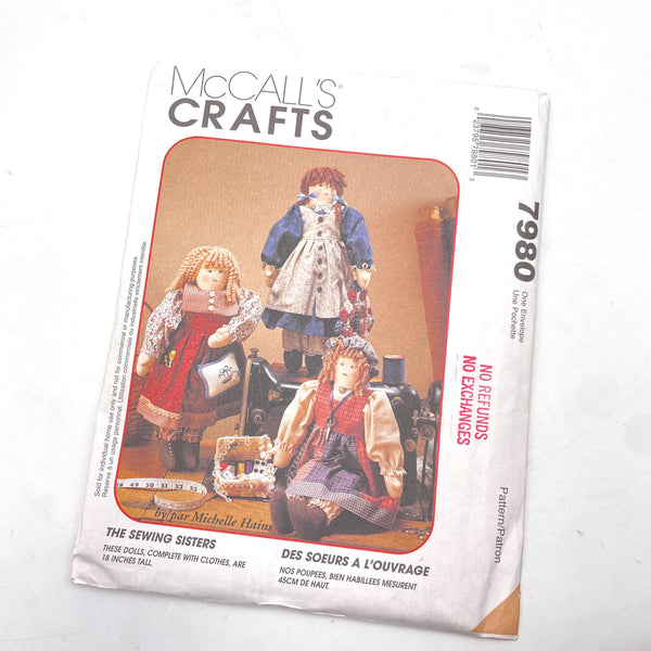 McCall's 7980 | Sewing Sisters | One Size