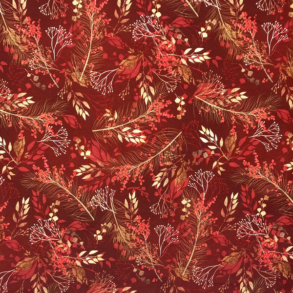 Sprigs Red | Festive Beauty | Quilting Cotton