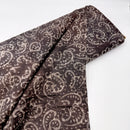 Earthy Paisley | Fair Trade | Natural Catechu Dyed Block Print