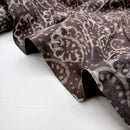 Earthy Paisley | Fair Trade | Natural Catechu Dyed Block Print