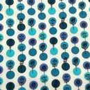 Protea Polkas Teal | Jaye Bird | Quilting Cotton