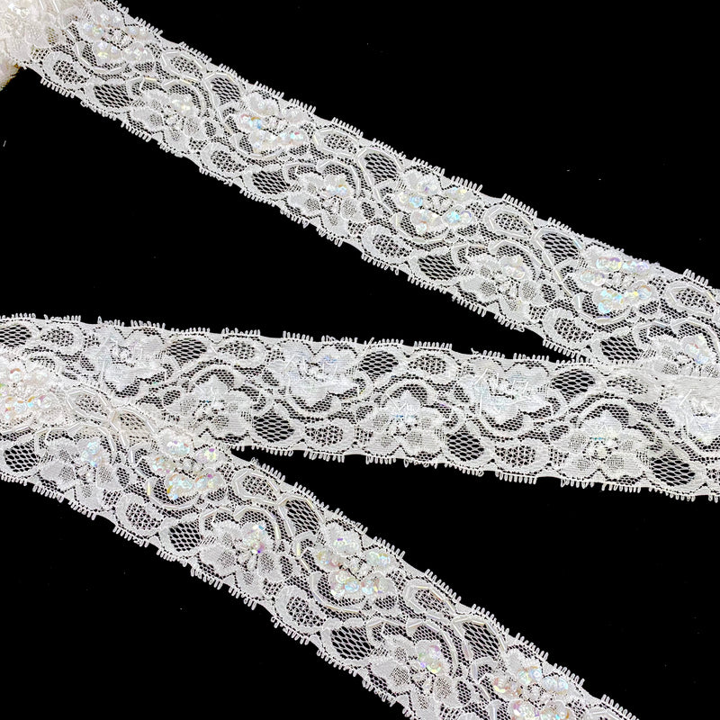 2" Eidel | Beaded Sequin Lace