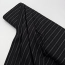 Coal Stripe | Brushed Homespun