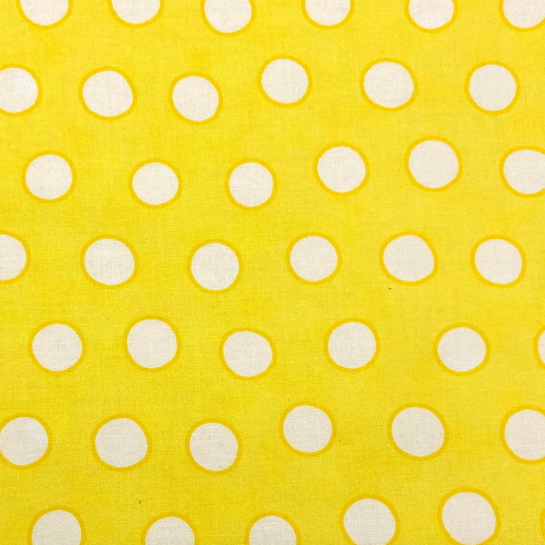 Bubble Dots Yellow | Dot Dot Dash | Quilting Cotton