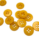 1/2" Buttercup | Plastic Buttons