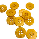 1/2" Buttercup | Plastic Buttons