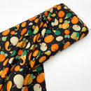 Pumpkins and Gourds Black | Falling for Gnomes | Quilting Cotton