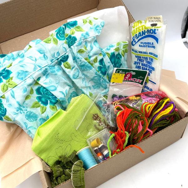 Flower Power Pants | A Thrifty Challenge Box