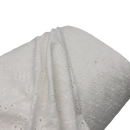 Fiocco di Neve | Italian Deadstock| Embroidered Eyelet Cotton Voile