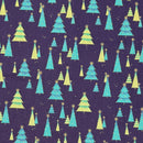 Trees Navy | Night of the Nutcracker | Quilting Cotton