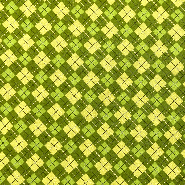 Green Plaid | Shades of the Season 12 | Quilting Cotton
