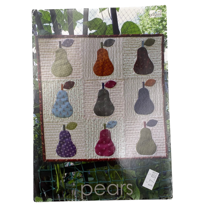 Pears | Gail Pan Designs| Quilt Block Pattern