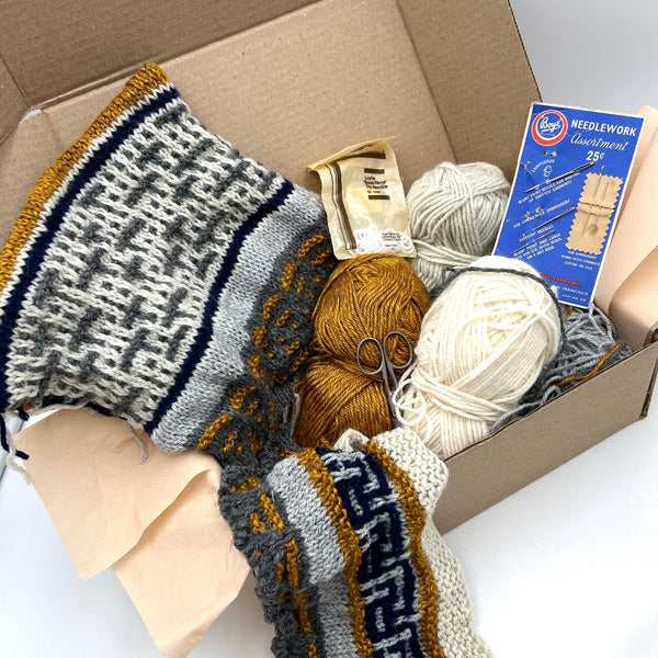 Pikes Peak Knitting | A Thrifty Challenge Box