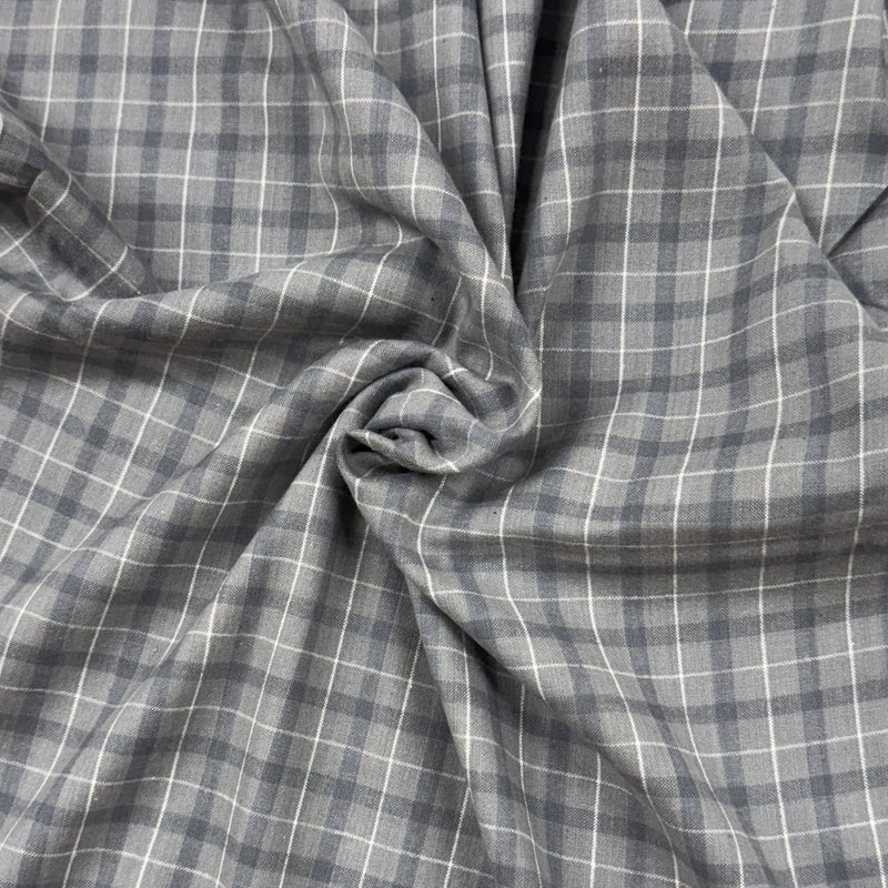 Smoke Plaid | Brushed Homespun