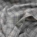 Smoke Plaid | Brushed Homespun