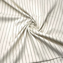 Pinstripe Cocoa | Brushed Homespun