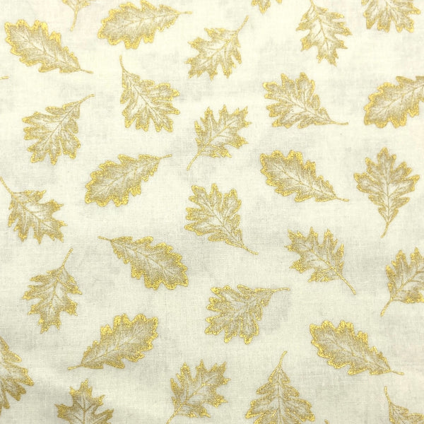 Oak Leaves | Simply Gold | Quilting Cotton