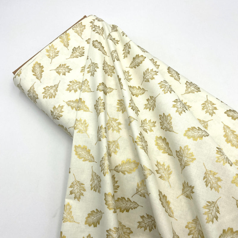 Oak Leaves | Simply Gold | Quilting Cotton