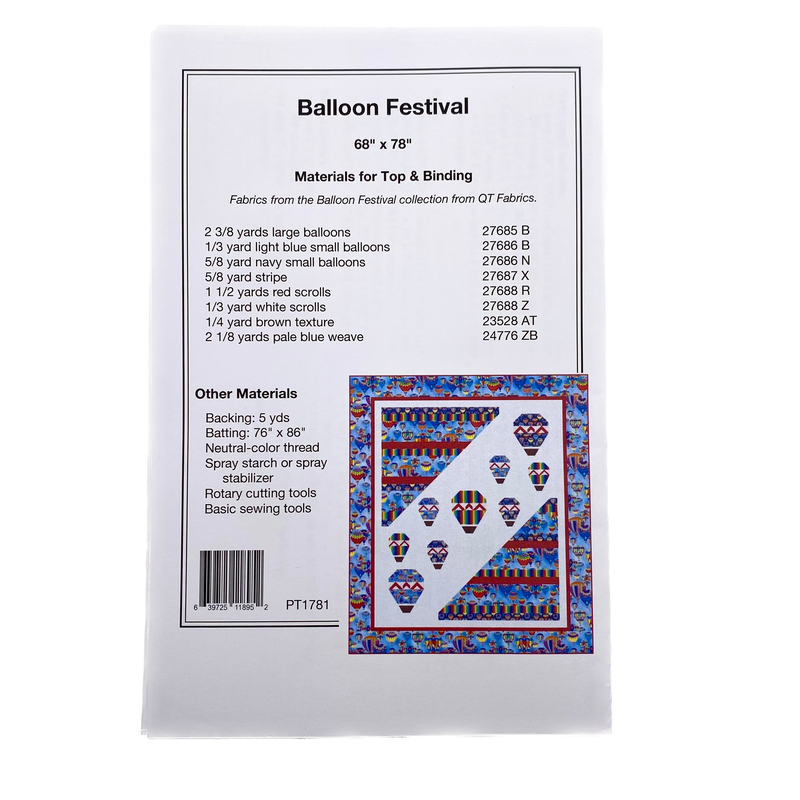 Balloon Festival | Pine Tree Country Quilts | Quilt Pattern