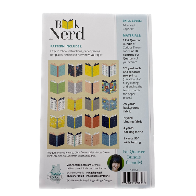 Book Nerd | Angela Pingel Designs | Quilt Pattern