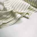 Pinstripe Graphite | Brushed Homespun