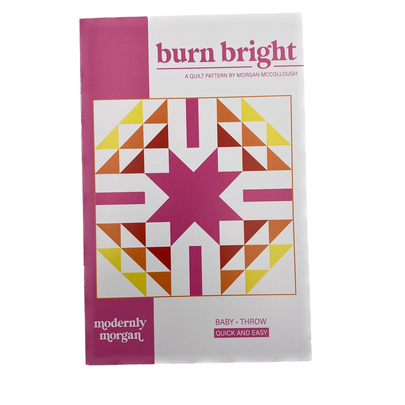 Burn Bright | Modernly Morgan | Quilt Pattern