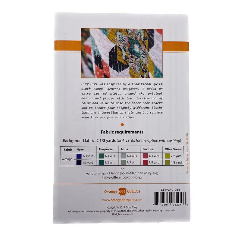 City Girl | Orange Dot Quilts | Quilt Pattern