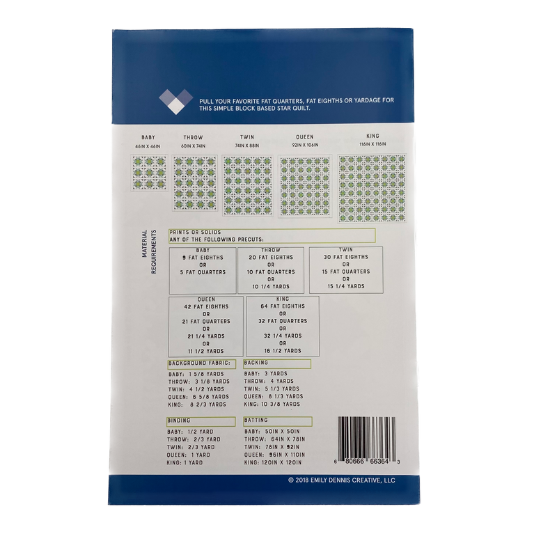 Compass Star | Quilty Love | Quilt Pattern