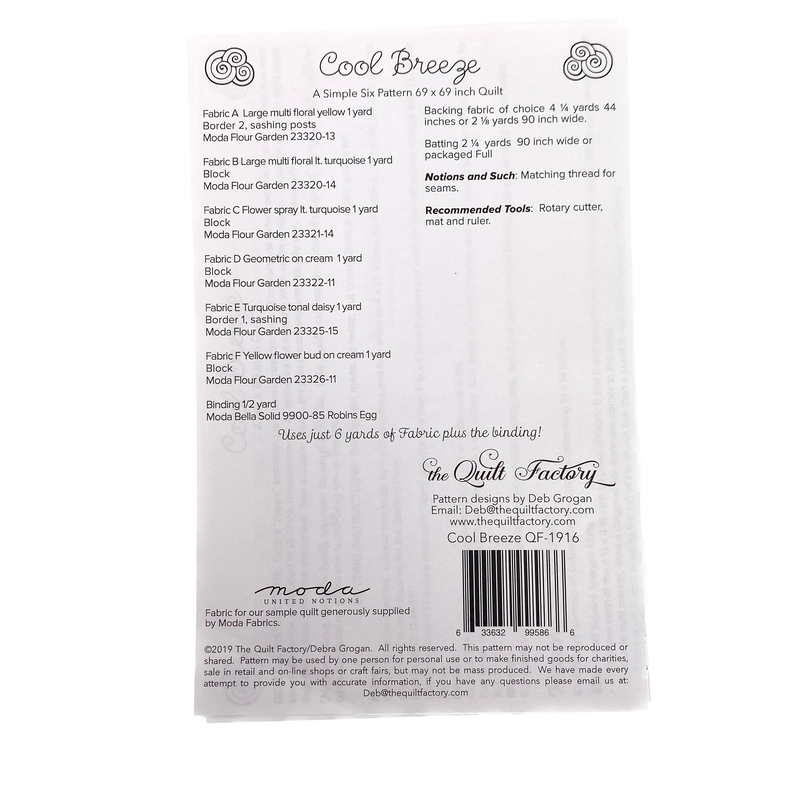 Cool Breeze | The Quilt Factory | Quilt Pattern