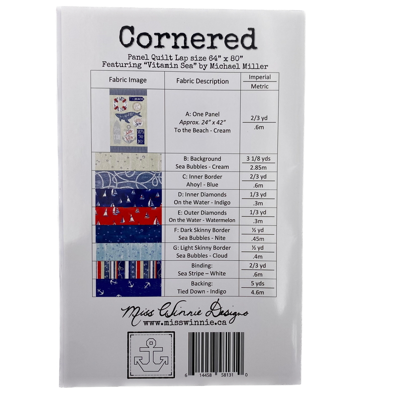 Cornered | MIss Winnie Designs | Quilt Pattern