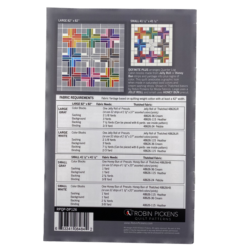 Definite Plus | Robin Pickens| Quilt Pattern